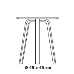 Bella Coffee table – grå