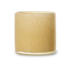 Calore telysholder – Gul, 10cm