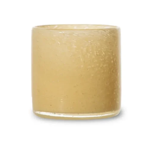 Calore telysholder – Gul, 10cm