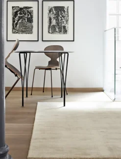 Earth bamboo gulvteppe – farge soft grey
