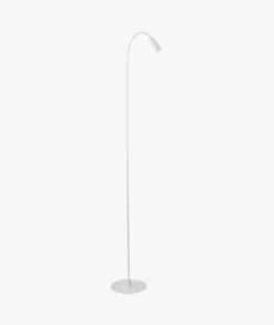 Flexi K1 gulvlampe – med dimmer – sort / hvit