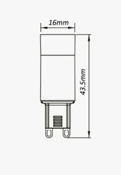 LED G9 4W DIM