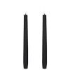 LED Kronelys 2pk, Sort 25cm