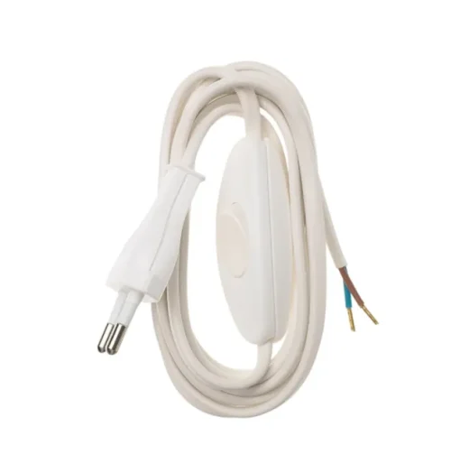 Ledningssett hvit -2,5m