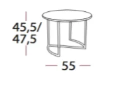 Ljå Coffe Table – Wenge Ø55