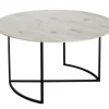 Ljå Coffee Table – White Oiled Ø55