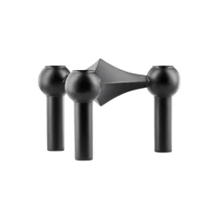 Nagel Candle Holder – Matt Black