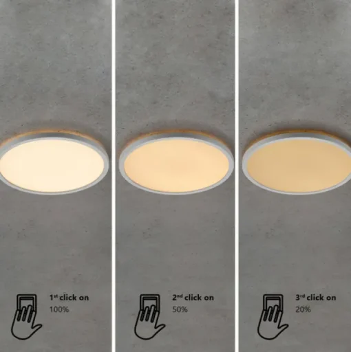 Oja Plafond Ø42 -Krom (IP54)