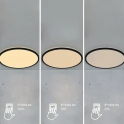 Oja Plafond Ø60 -Sort / Hvit