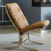 Siesta Classic Vintage Cognac – lav rygg