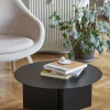 Slit Table Wood Round XL