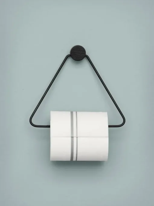 Toalettpapirholder – sort